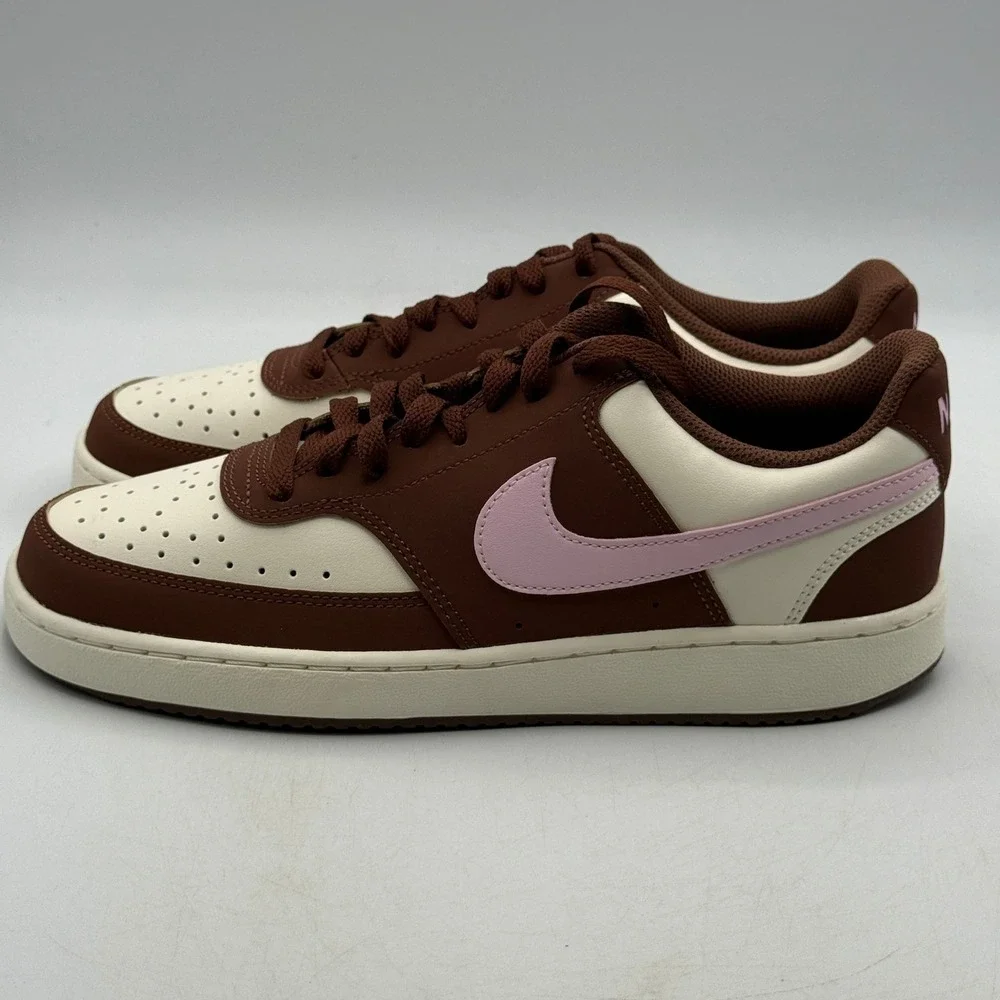 Nike Court Vision Lo P NBK Shoes Womens Size 9 Soft Pearl Pink Foam IM1652 004